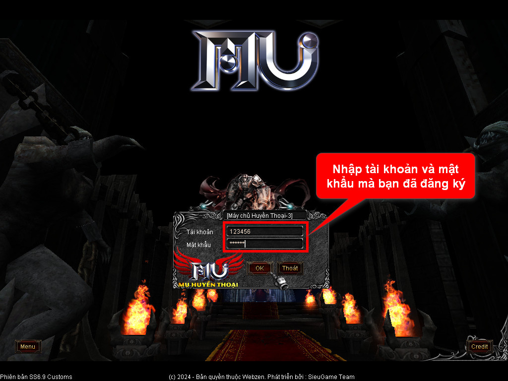 Chức năng chính của Game MU Thiên Vương